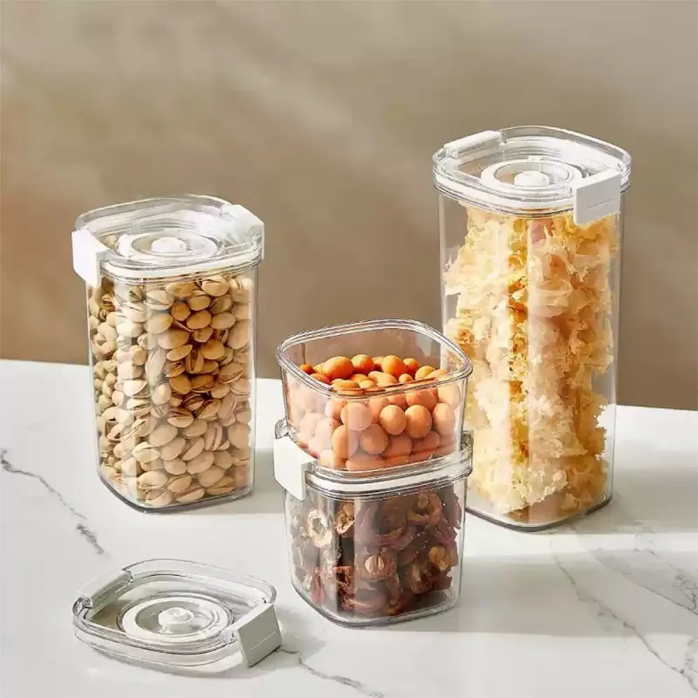 【茉家】微真空長效保鮮食品級PET密封罐(特大號2入+手動泵1入)
