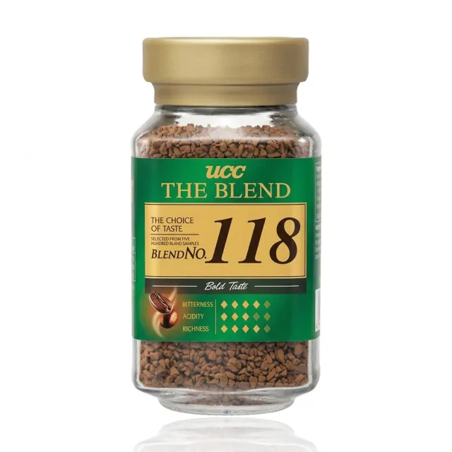 【UCC】2罐入 上島咖啡 THE BLEND 118 即溶美式無糖黑咖啡粉 日本原裝進口食品 深烘焙速溶沖泡拿鐵那堤（其他規格）