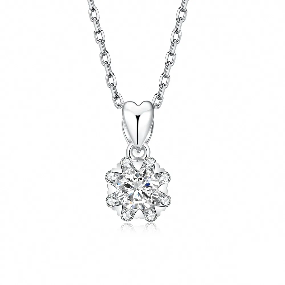 【蘇菲亞珠寶】GIA  50分 D/SI1 18K金 費洛拉S 鑽石項鍊