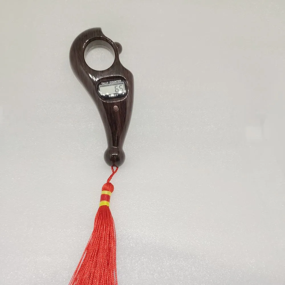 【盛硯莊佛教文物】高級電子唸佛珠計數機(白色)