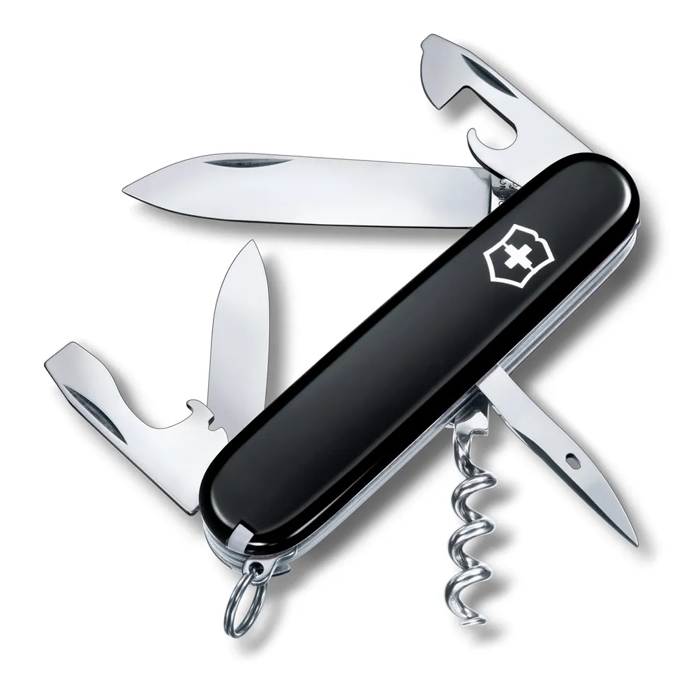 【VICTORINOX 瑞士維氏】勇武者12用 瑞士刀(黑)