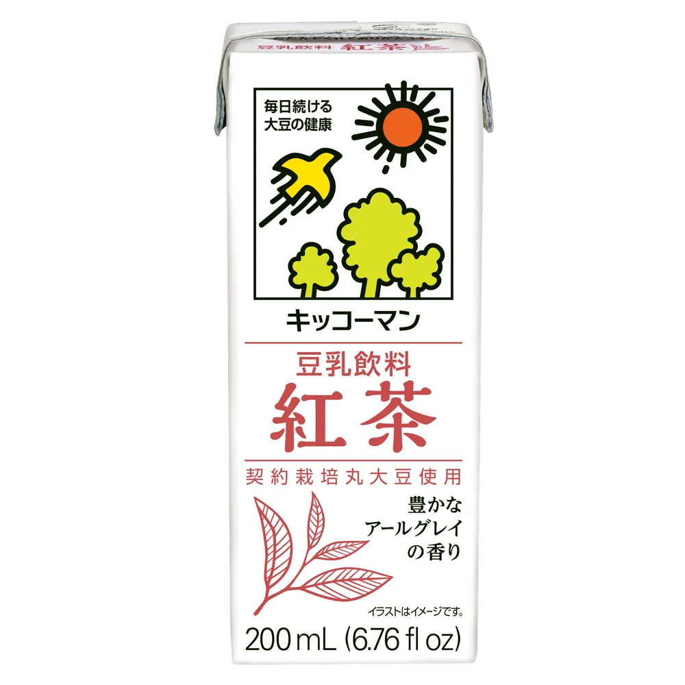 【龜甲萬】龜甲萬豆乳-紅茶風味200mlx18入/箱