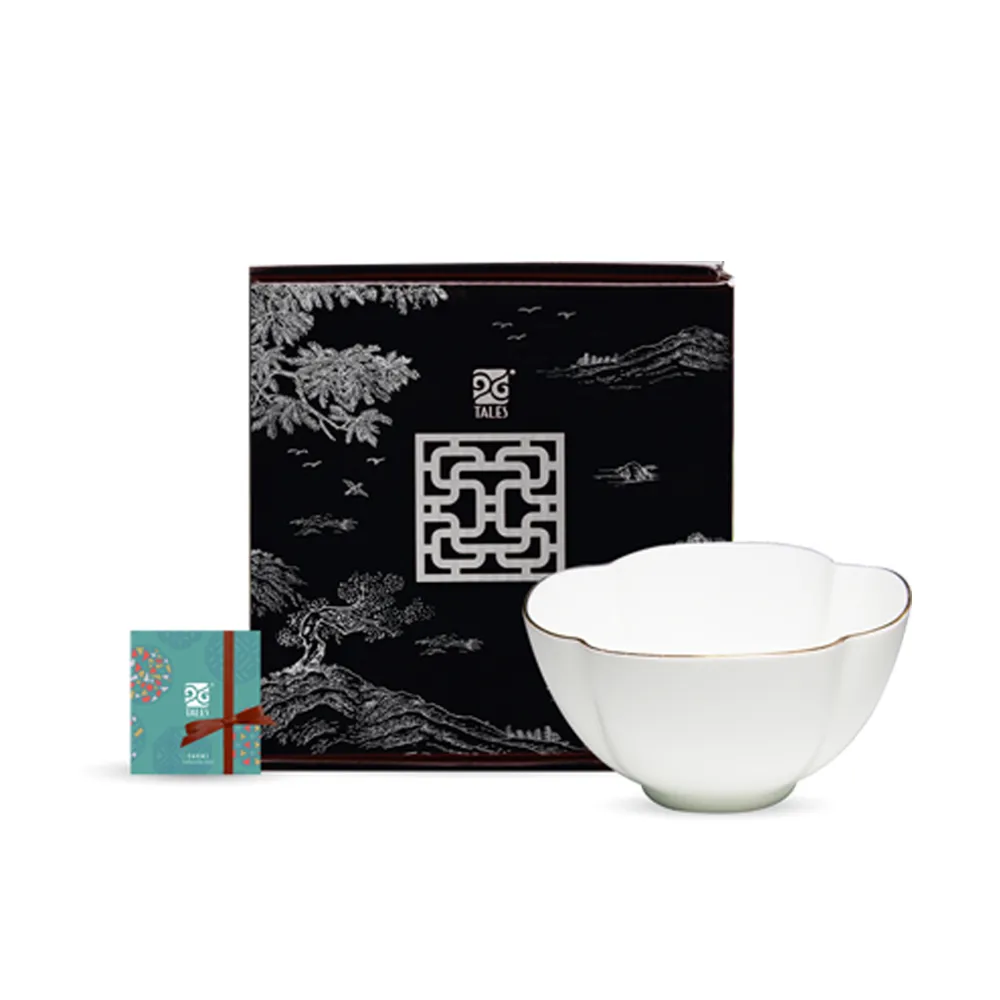 【TALES 神話言】花窗舞影-冰玉丁香．碗(文創 禮品 禮物 收藏)