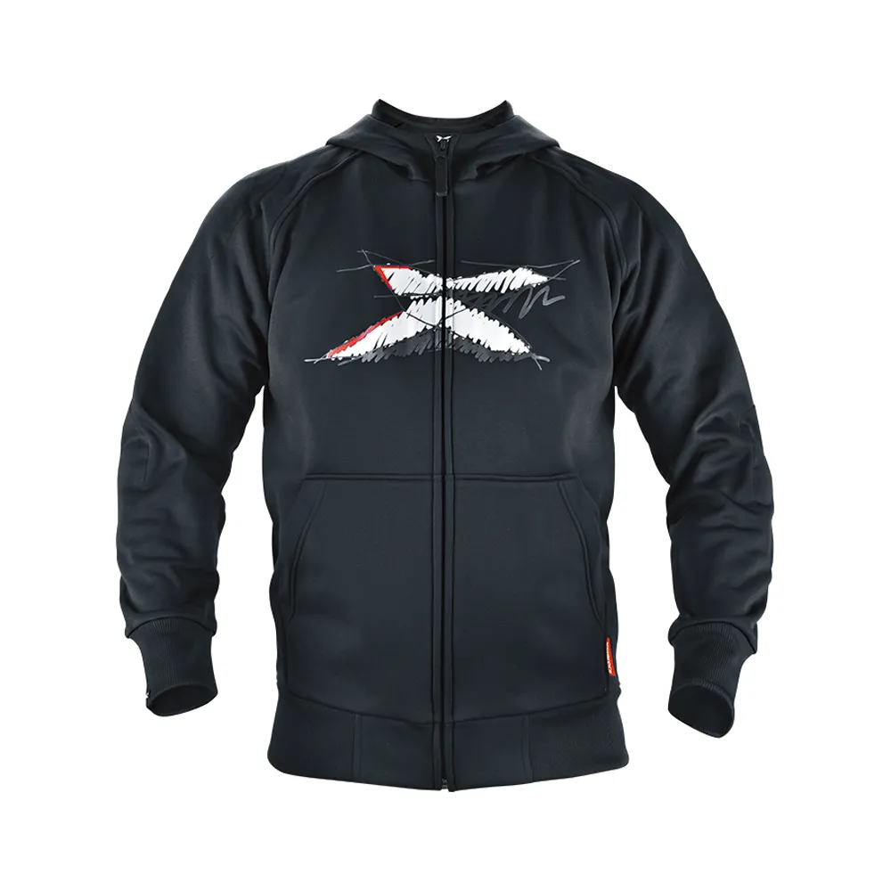 【EXUSTAR】E-MJ507 休閒刷毛連帽防摔外套(重機服 機車外套 護具防摔衣 騎士 防護 透氣)