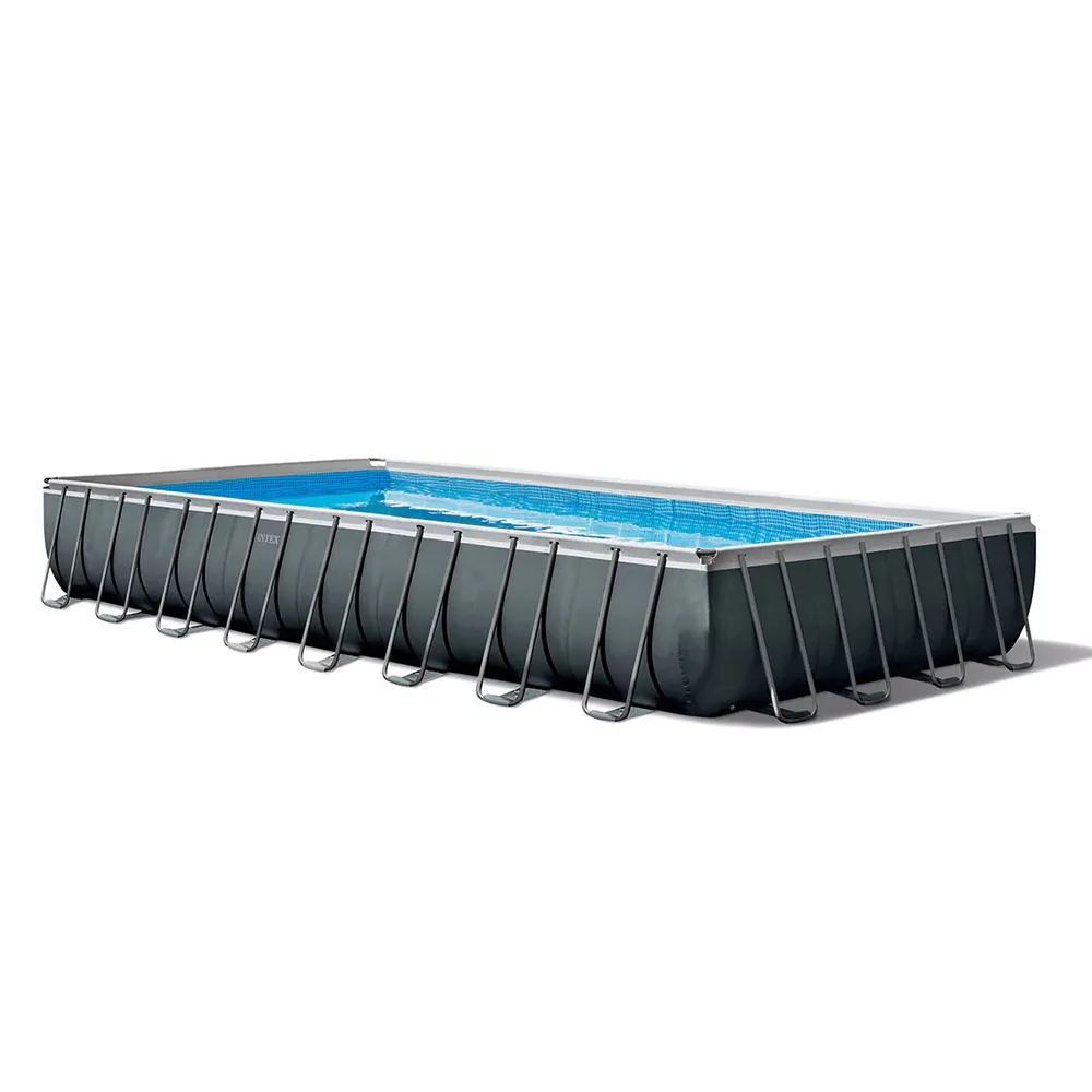 【INTEX】長方型框架速搭大型游泳池975x488x132cm-附砂濾水泵(54368L_26373)