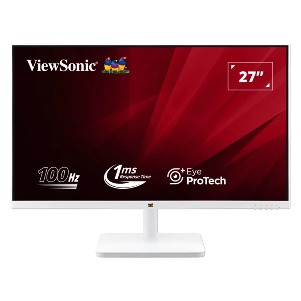 【ViewSonic 優派】VA2732-H-W-2 27型 IPS FHD 100Hz 商用護眼窄邊框白色螢幕(Eye ProTech+護眼技術/1ms)