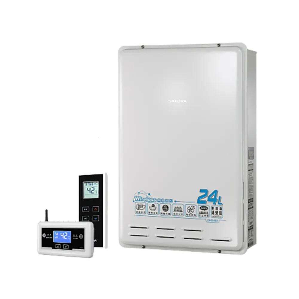 【SAKURA 櫻花】無線溫控智能恆溫熱水器24LDH-2460(基本安裝)