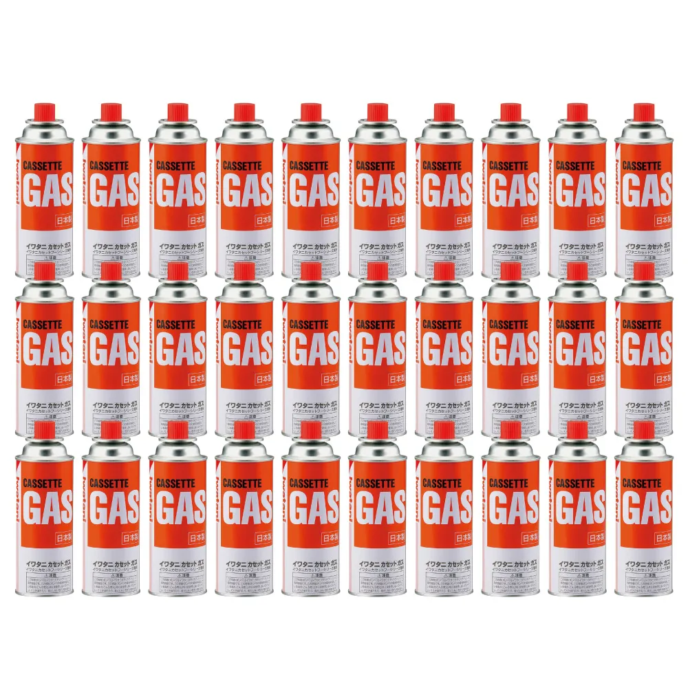 【Iwatani 岩谷】日本原裝瓦斯罐250g 十組共30入(CB-250-OR-10)