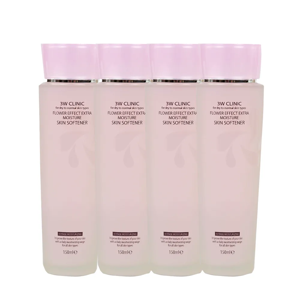 【3W CLINIC】極緻透光嫩白保濕化妝水 150ml x 4入(嫩白 保濕 改善暗沉)