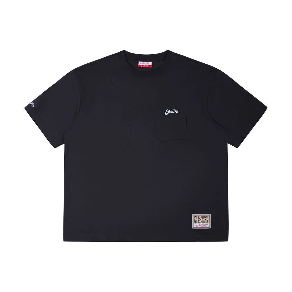 【MITCHELL & NESS】NBA 洛杉磯湖人 素面短袖上衣 灰 T恤
