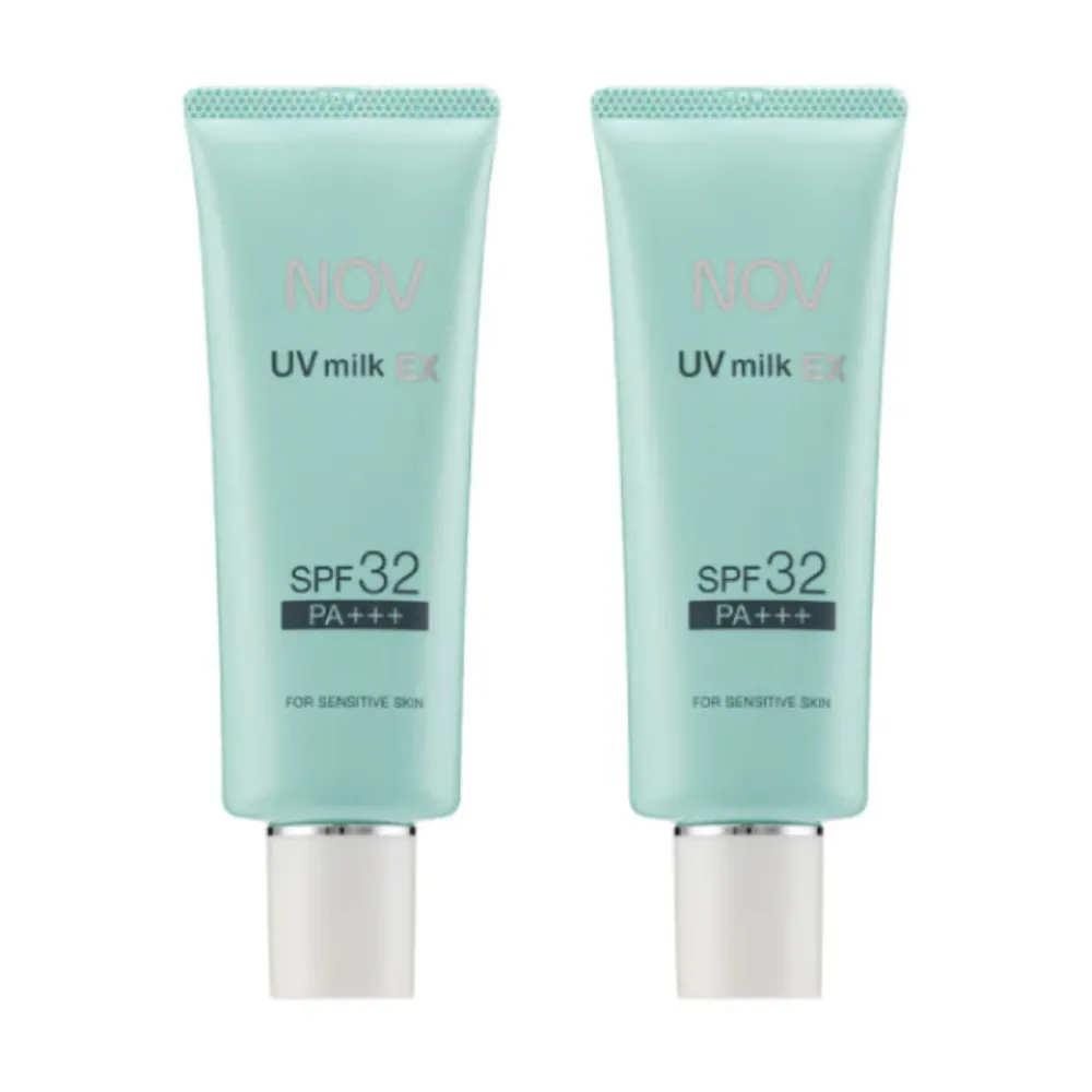 【NOV 娜芙】防曬水凝乳SPF32 PA+++增量瓶(二入組)
