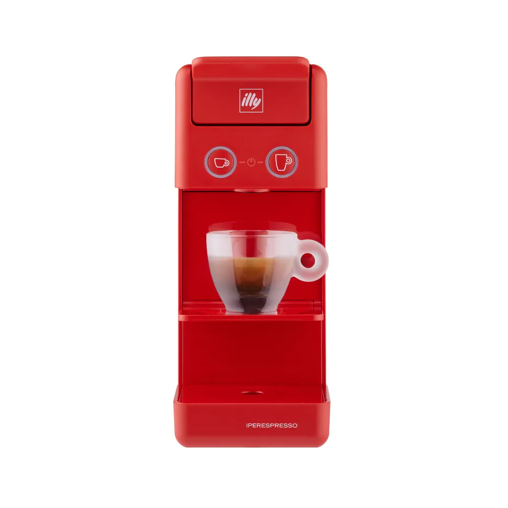 【illy】官方直營 Y3.3 膠囊咖啡機(紅色)