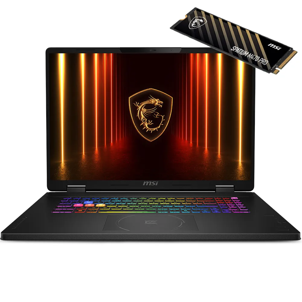 升級2T★【MSI 微星】18吋Ultra9-275HX  RTX5060電競筆電(Crosshair 18 HX/16G/1T SSD/W11/A2XWFKG-058TW)