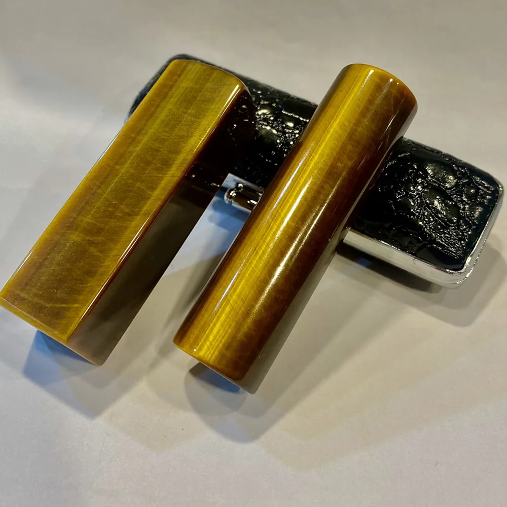 【京兆印坊】進口特3A級虎眼開運印章(6分尊爵款)