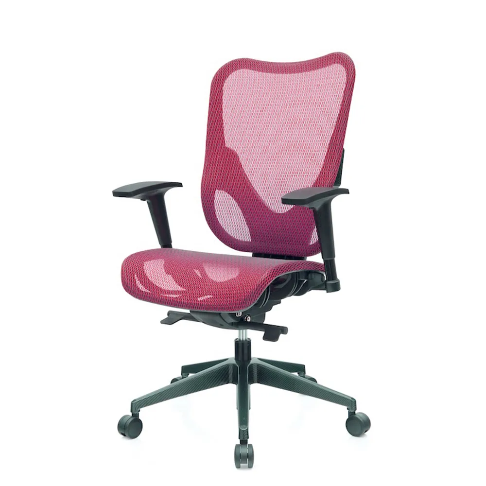 【Mesh 3 Chair】華爾滋人體工學網椅-無頭枕-紅色(人體工學椅、網椅、電腦椅)