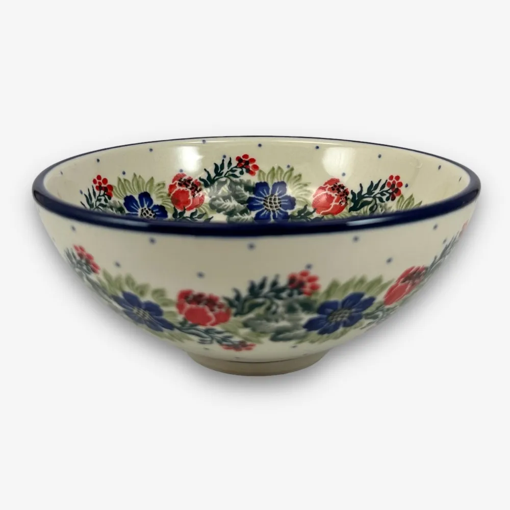 【SOLO 波蘭陶】波蘭製 CA 波蘭陶 14CM 中式碗 經典1535花環系列 CERAMIKA ARTYSTYCZNA