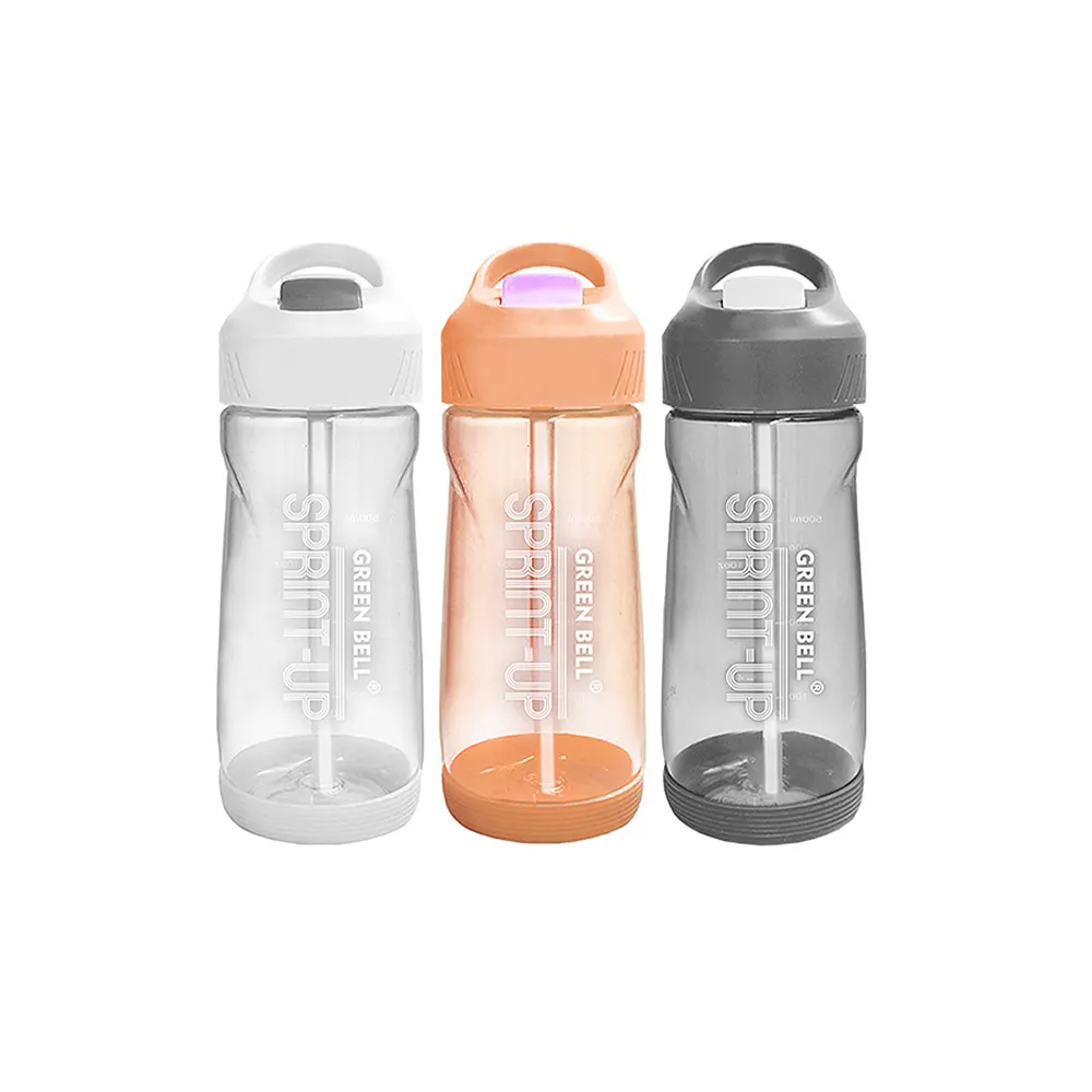 【GREEN BELL 綠貝】Tritan新極速運動水壺500ml3入組(隨行 運動 戶外 露營 防漏 SGS)