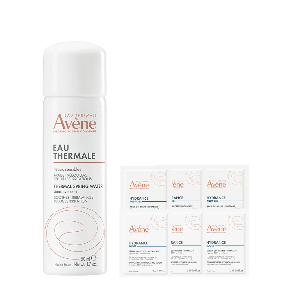 【Avene 雅漾】官方直營 活泉水光50ml(水光保濕新客體驗組)