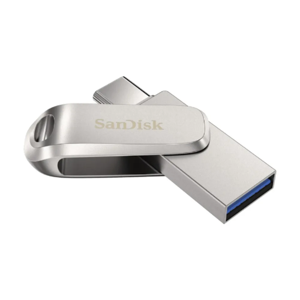 【SanDisk 晟碟】全新版 256GB Ultra Luxe TYPE-C USB 3.2 雙用隨身碟 原廠5年保固 最高讀速400MB/s