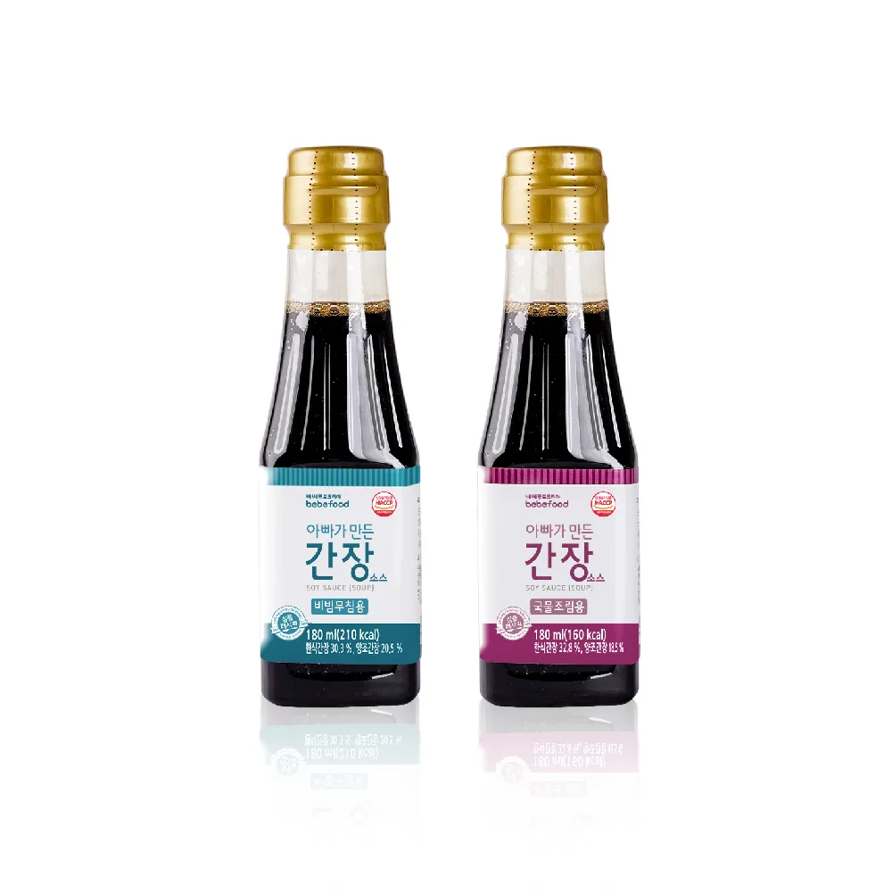 【BEBEFOOD 寶寶福德】寶寶專用低鈉醬油180mlx2入 (煮湯/沾醬 任選)
