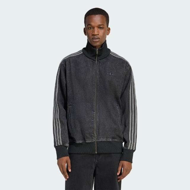 【adidas 愛迪達】運動 休閒 立領 男外套 DENIM FB TT(KD1516)