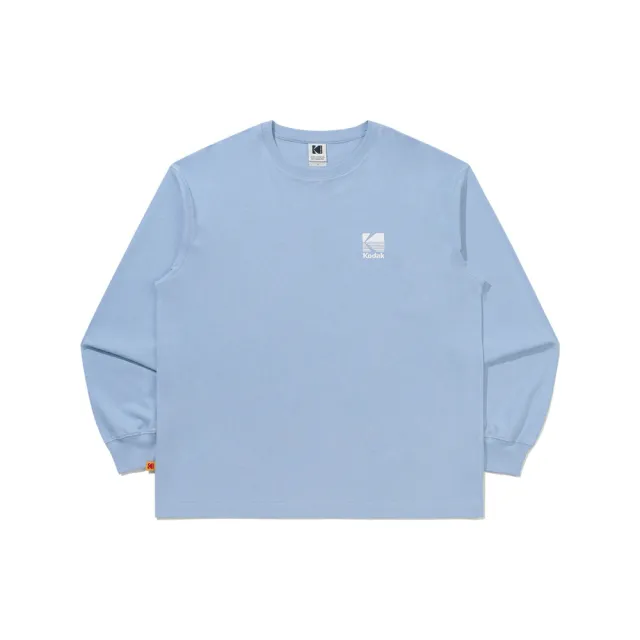 【KODAK Apparel】官方旗艦館 柯達 中性 長袖T恤 背部大LOGO SKYBLUE 天藍 / KB609007SBL