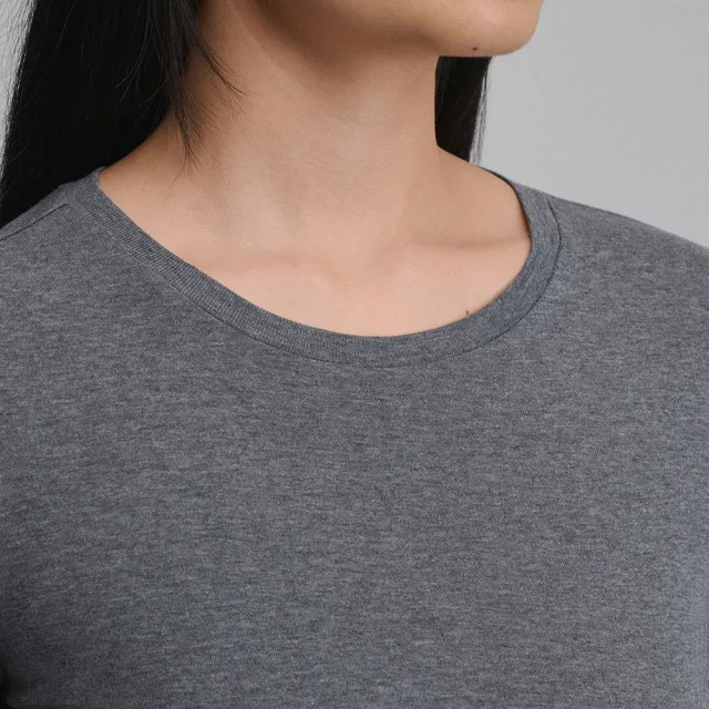 【Eddie Bauer】女性百搭長袖圓領T恤 E-5TEA-3406