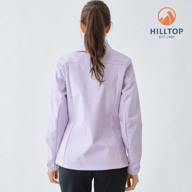 【Hilltop 山頂鳥】WINDSTOPPER 3L防風透氣保暖刷毛外套 (可銜接GORE-TEX外件) 女款 淡紫｜PH22XF56ECJ0