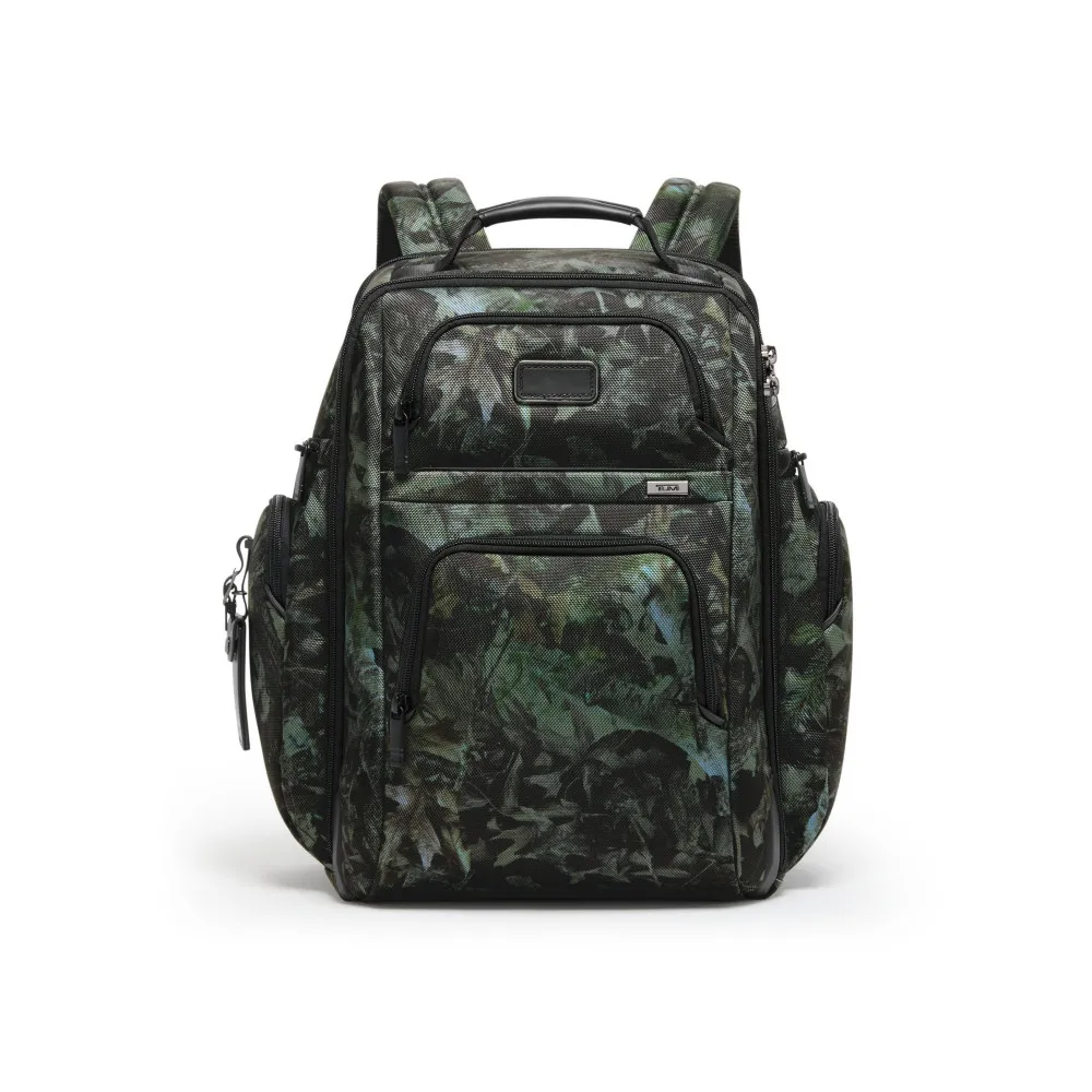 【TUMI】TUMI Alpha Brief Pack 15 吋筆電商務通勤後背包 - 森林迷彩