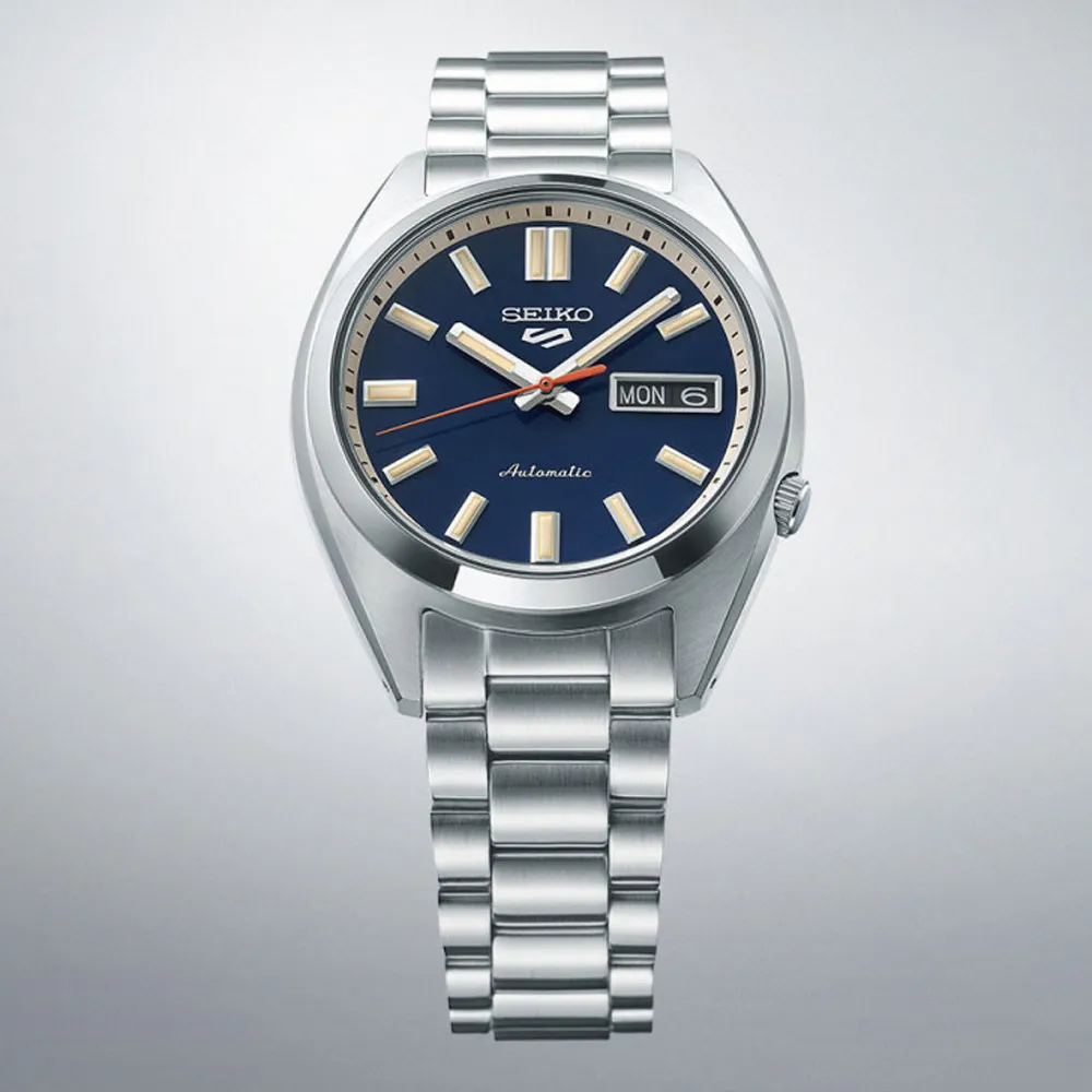 【SEIKO 精工】5 Sports SNXS系列懷舊經典機械錶/37.4mm 父親節 (4R36-15M0B SRPK87K1)