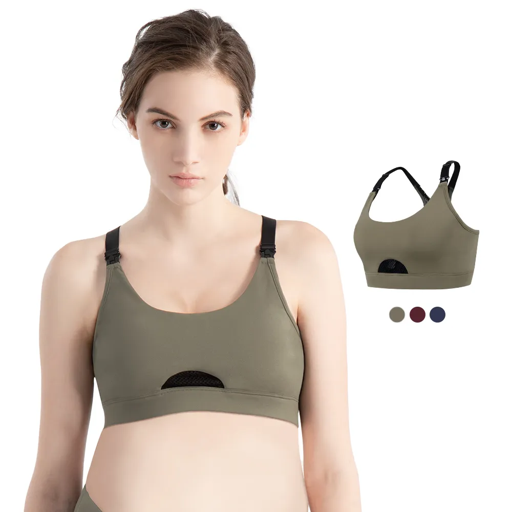 【Gennies 奇妮】3件組*哺乳內衣 FITNESS穩定無鋼圈內衣 運動內衣(共3色)