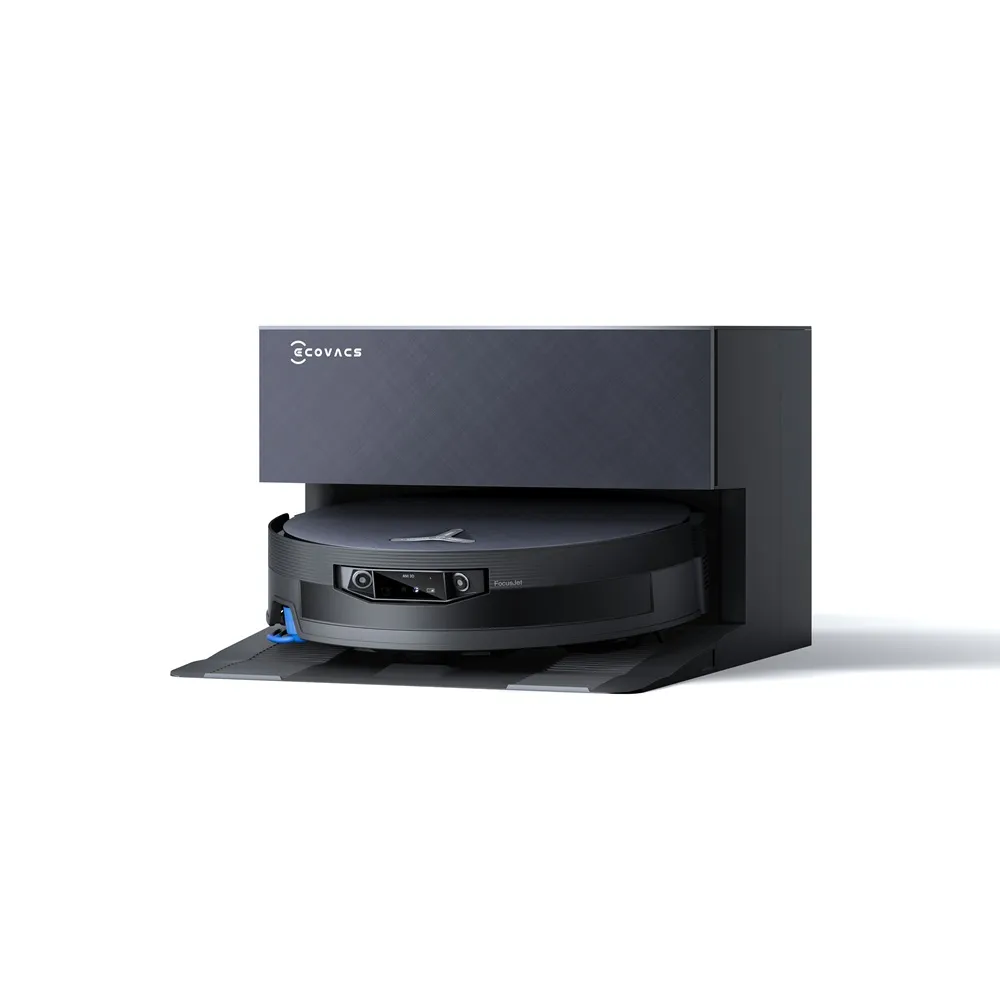 【ECOVACS 科沃斯】DEEBOT X12 PRO 上下水版 噴溶增壓滾筒洗地機器人(高壓噴射清潔液水/氮化鎵超充)