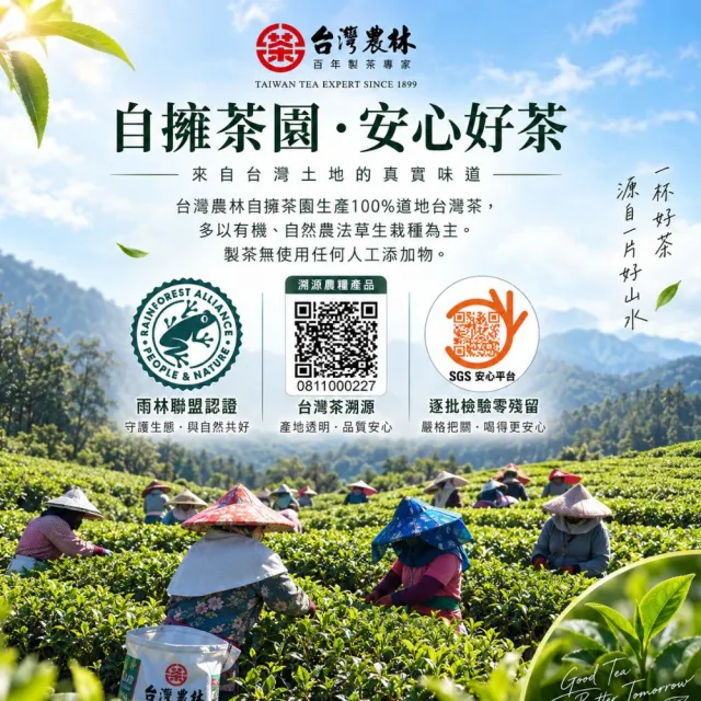 【台灣農林】台灣農林官方直營 仙女紅茶 3包組 超商聯名茶葉(茶葉200g/包)