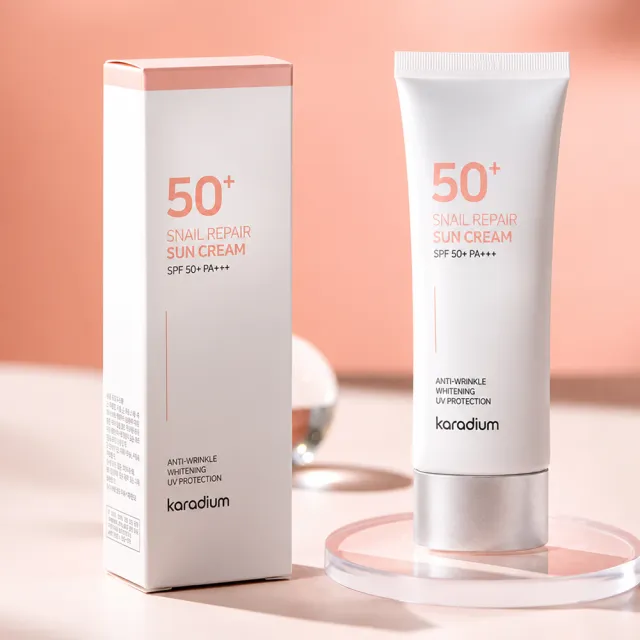 【Karadium】韓國原裝 70ml 蝸牛修護霜 防曬霜 隔離霜SPF50+ PA+++