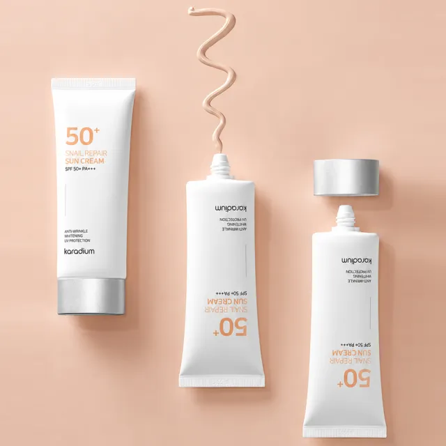 【Karadium】韓國原裝 70ml 蝸牛修護霜 防曬霜 隔離霜SPF50+ PA+++