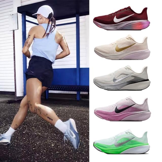 【NIKE 耐吉】運動鞋 跑鞋 慢跑鞋 小飛馬 AIR ZOOM PEGASUS 42 女鞋 黑白紅 多款(IR0298-100&)