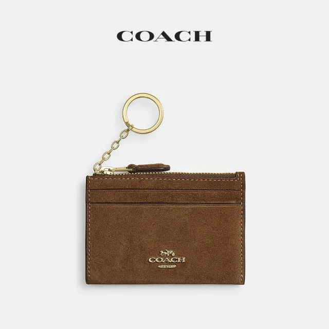 【COACH】蔻馳官方直營 迷你簡約型證件包-IM/雪松木色(CFX63)