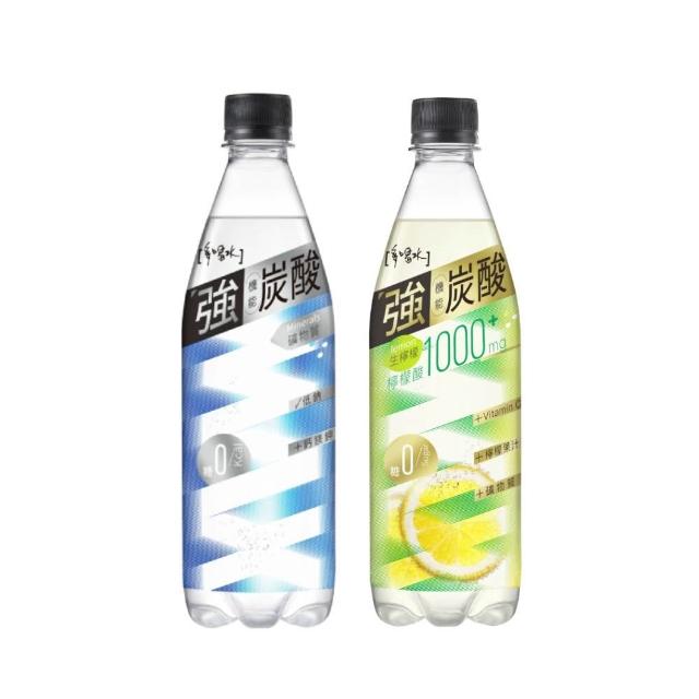 【味丹】多喝水 MAX機能強炭酸(生檸風味/原味礦物質) 560mlX24入/箱