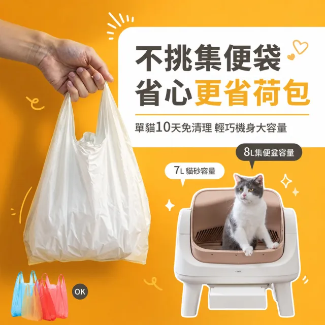 【PetPivot】AS12 Lite開放式智能貓砂機/自動貓砂盆(開放式貓砂機/台灣原廠保固一年)
