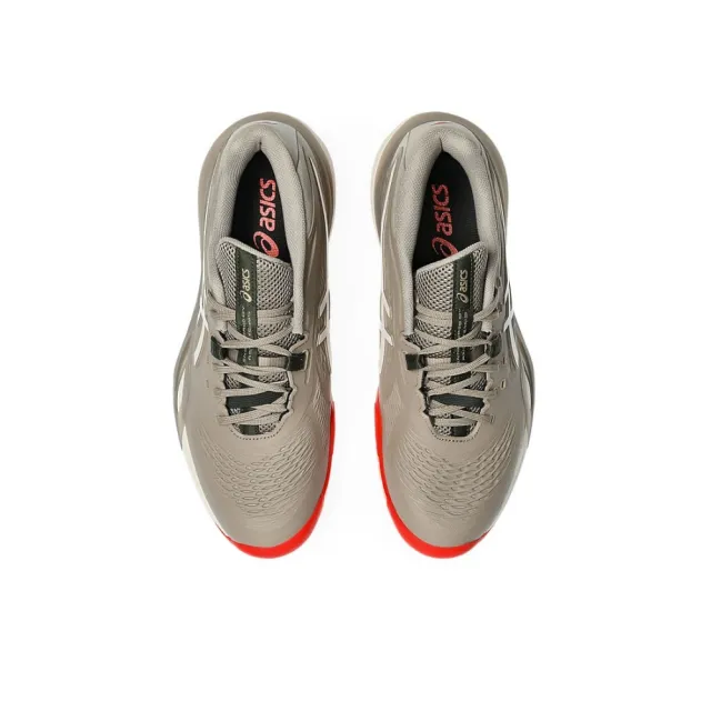 【asics 亞瑟士】GEL-RESOLUTION X 2E 男款 寬楦 網球鞋 1041A487-200 櫻桃番茄紅 底線型 亞洲大師賽