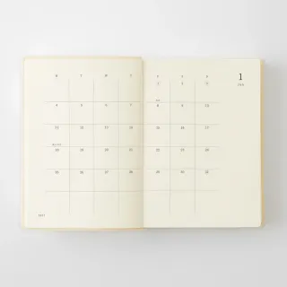 【MIDORI】《2027 年 MD Notebook Diary 一期一會》A6 文庫 size