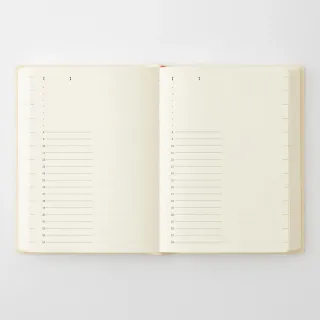 【MIDORI】《2027 年 MD Notebook Diary 一期一會》A6 文庫 size
