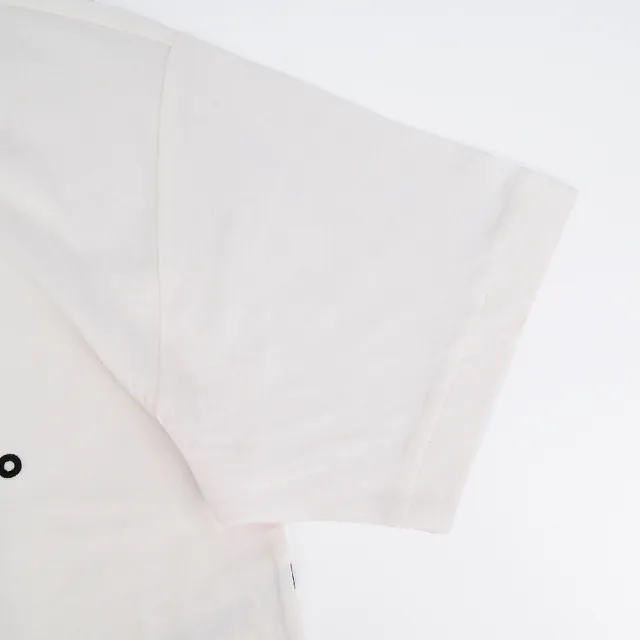 【HUGO BOSS】印花圓領短袖T恤(寬鬆/粉白)