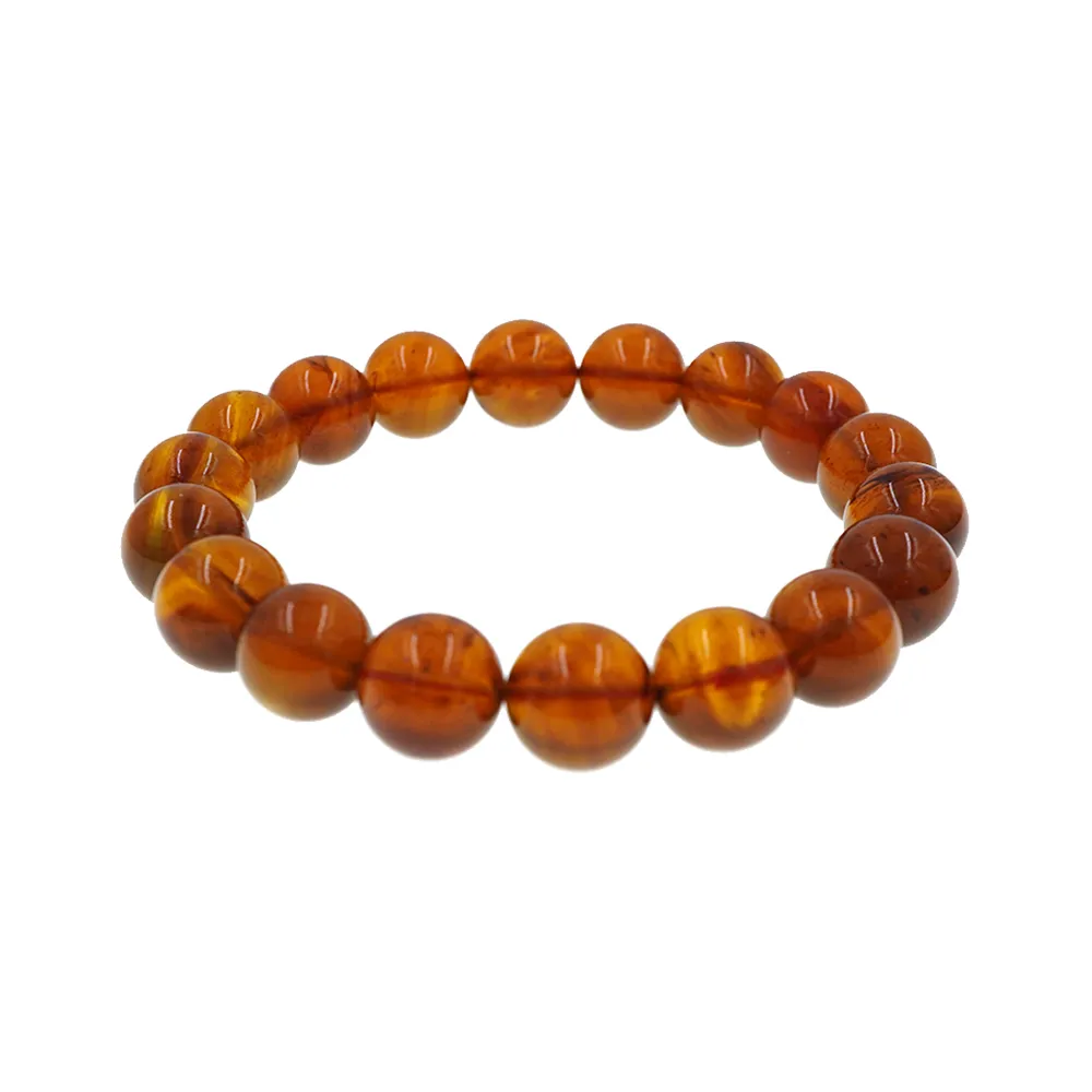 【喜緣玉品】天然琥珀手珠(11mm)