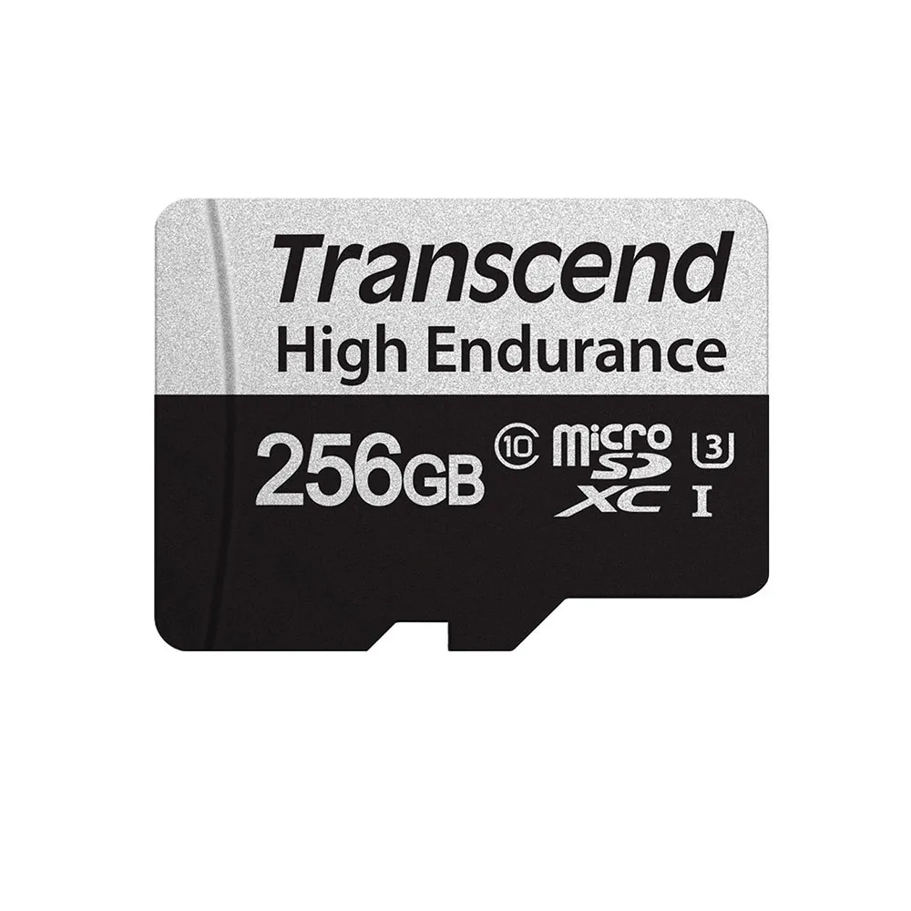 【Transcend 創見】USD350V High Endurance microSDXC UHS-I U3 256GB 行車記錄器/監控專用記憶卡(附轉卡)