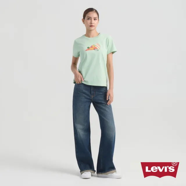 【LEVIS】Ribcage 高腰寬褲 / 微彈性 / 赤耳 女生牛仔褲 人氣新品 A6081-0105