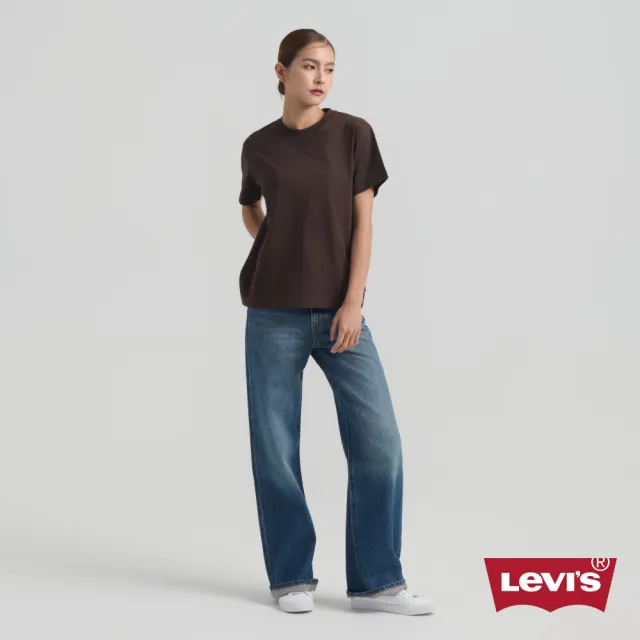 【LEVIS】Ribcage 高腰寬褲 / 赤耳 女生牛仔褲 人氣新品 A6081-0104