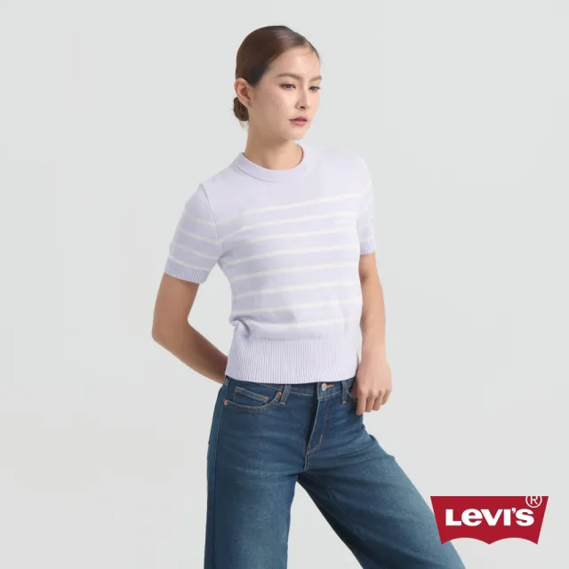 【LEVIS】條紋針織衫 女生上衣 人氣新品 0051J-0002