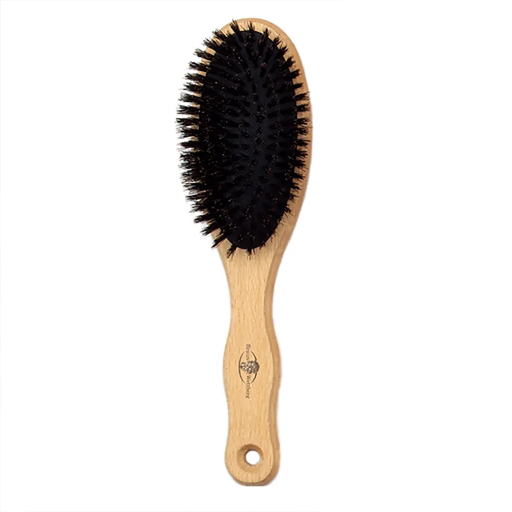 【BRAUN WETTBURG 珀薇】德國製 好好握FSC豚鬃氣墊好按摩梳(氣墊好按摩梳/梳頭按摩美容/99狂購)