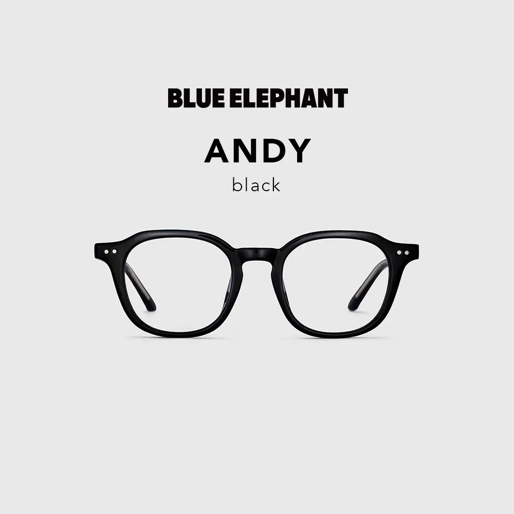 【BLUE ELEPHANT】ANDY black MAIN一般款式 抗藍光眼鏡 鏡框 附盒 官方旗艦店